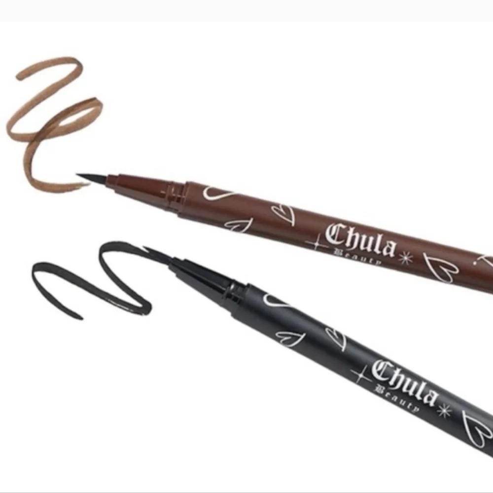 Chula Beauty Chula Liquid Liner Duo (Black/Brown), 2x 0.8g/0.028oz